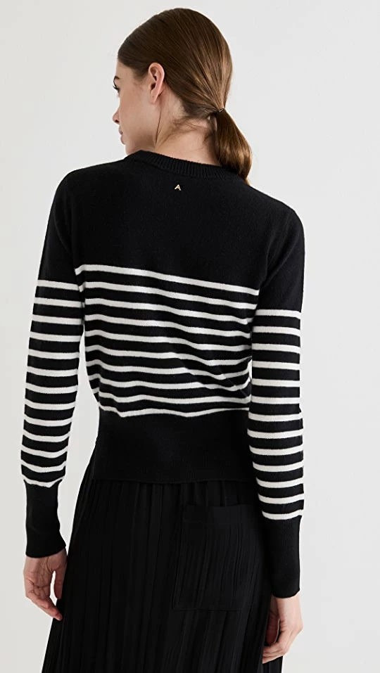 Hot Sale π₯° Altuzarra Camarina Cashmere Sweater Black/Ntrl White β 4 Hot Sale π₯° Altuzarra Camarina Cashmere Sweater Black/Ntrl White β - Image 2