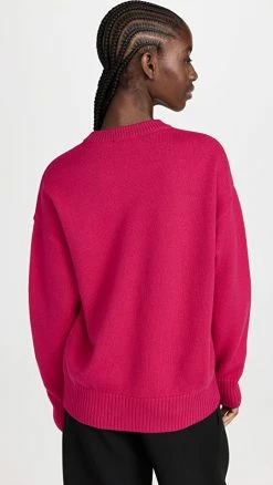 Deals 🧨 AMI Adc Crewneck Sweater Neon Fuchsia/Noir ⌛ -DEMYLEE SHOP amidb300451dfb7 1668455453049 2 0. UX540 . QL90