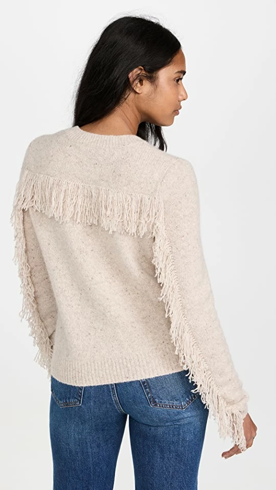 Buy π Autumn Cashmere Fringed Crew Cashmere Sweater Mojave βοΈ 4 Buy π Autumn Cashmere Fringed Crew Cashmere Sweater Mojave βοΈ - Image 2