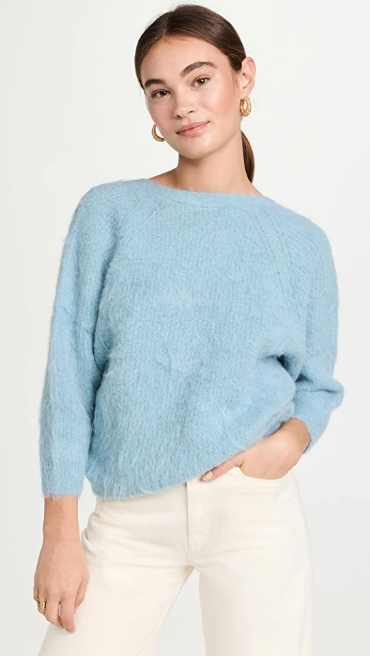 New π― Ba&sh Fill Sweater Bleu π 4 New π― Ba&sh Fill Sweater Bleu π - Image 2