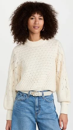 Top 10 ❤️ Ba&sh Kenan Jumper Ecru ⭐