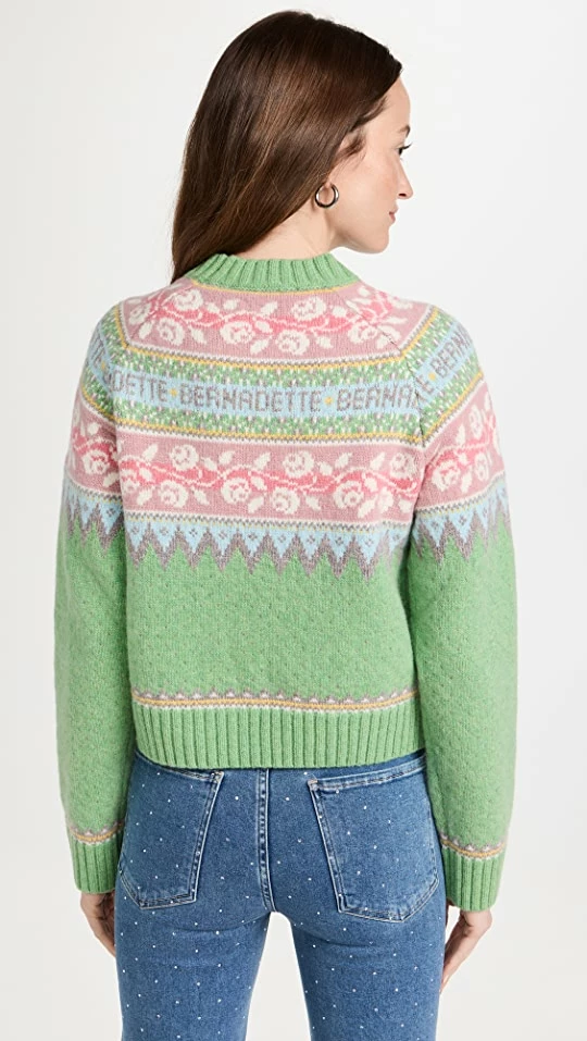 New π Bernadette Pull Cesar Sweater Bernadette Green Fair Isle π₯° 4 New π Bernadette Pull Cesar Sweater Bernadette Green Fair Isle π₯° - Image 2