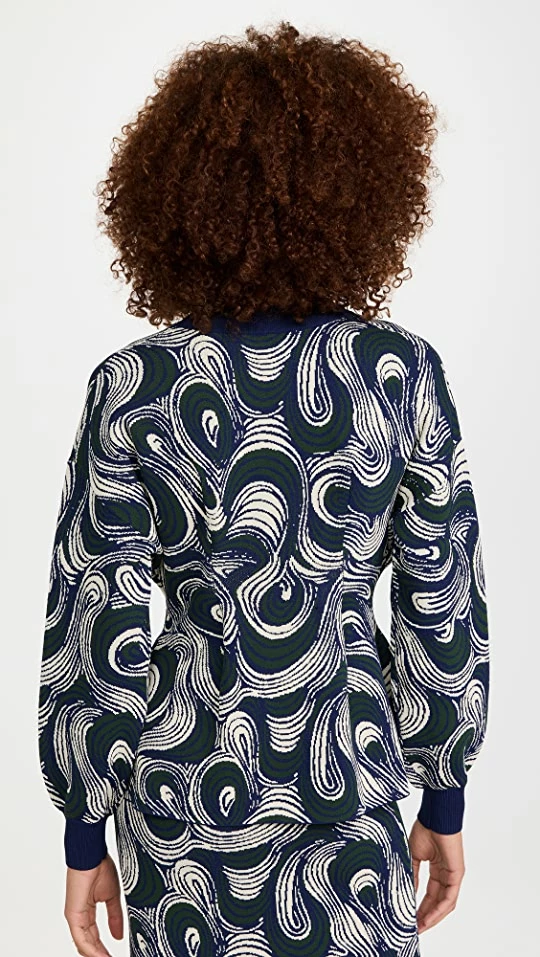 Best Sale π Cinq Γ Sept Oaklyn Sweater Dark Emerald Multi β 4 Best Sale π Cinq Γ Sept Oaklyn Sweater Dark Emerald Multi β - Image 2