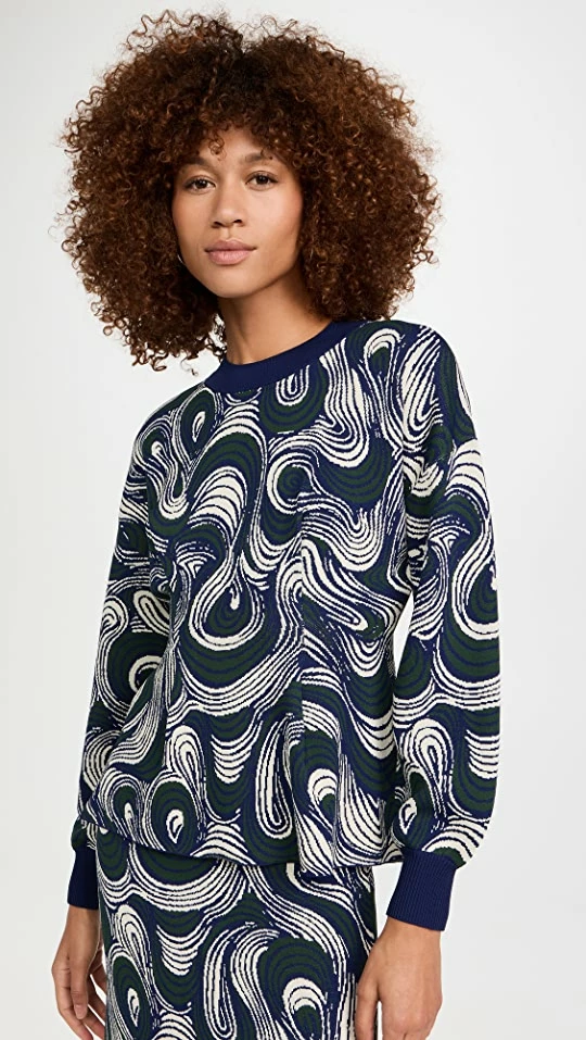 Best Sale π Cinq Γ Sept Oaklyn Sweater Dark Emerald Multi β 3 Best Sale π Cinq Γ Sept Oaklyn Sweater Dark Emerald Multi β