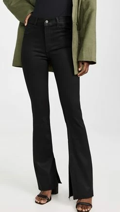 Buy 😀 DL1961 Bridget Boot High Rise Instasculpt 👖 Jeans Black 🧥 Coated (Ultimate 🧥 Coated) 🌟