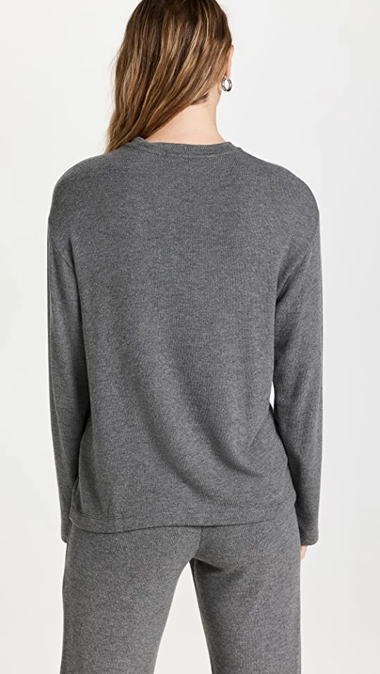 Budget π DONNI. Henley Sweater Charcoal π 4 Budget π DONNI. Henley Sweater Charcoal π - Image 2