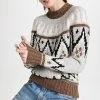 Budget ⌛ Faherty Frost Fair Isle Crew Pullover Apres Haze 🎉