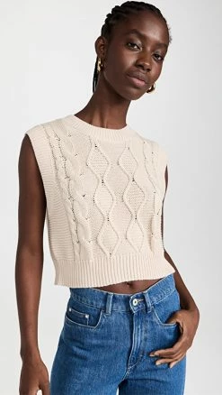 Flash Sale 🧨 525 Cable Vest Cream 🤩