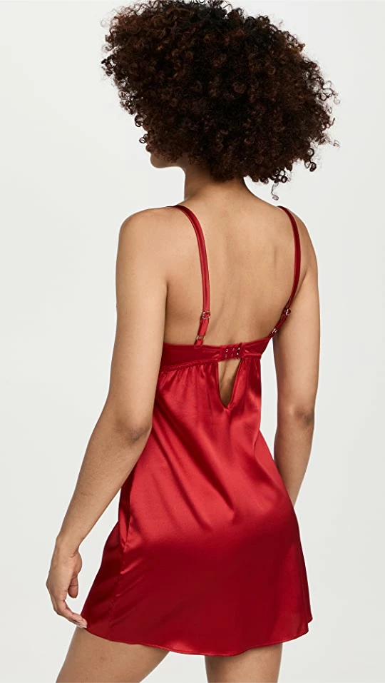 Brand new π₯° Fleur Du Mal Violet Embroidery Cupped Slip π Dress Rouge π₯° 4 Brand new π₯° Fleur Du Mal Violet Embroidery Cupped Slip π Dress Rouge π₯° - Image 2