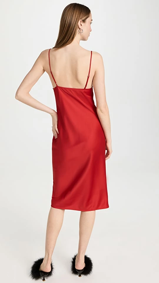 Best Sale βοΈ Fleur Du Mal Eco Luxe Keyhole Slip π Dress Rouge π 3 Best Sale βοΈ Fleur Du Mal Eco Luxe Keyhole Slip π Dress Rouge π - Image 2