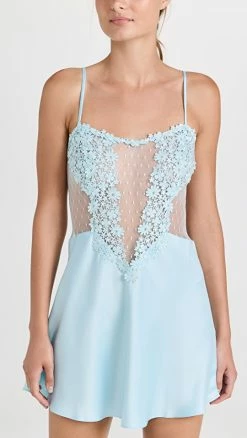 Cheapest 😍 Flora Nikrooz Showstopper Chemise Light Blue 🔥