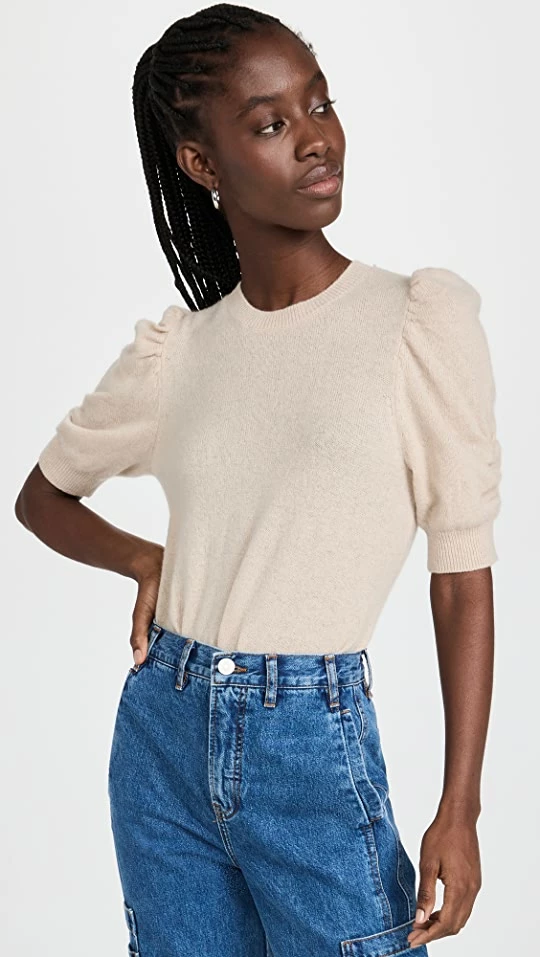 Best deal β¨ FRAME Frankie Crew Cashmere Sweater Vanilla π₯ 3 Best deal β¨ FRAME Frankie Crew Cashmere Sweater Vanilla π₯