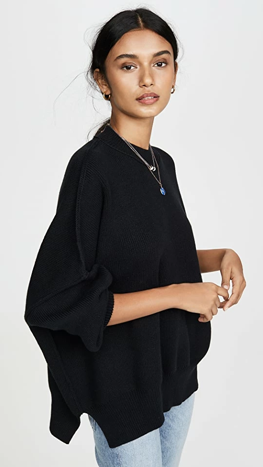 Brand new π Free People Easy Street Tunic Sweater Black π 3 Brand new π Free People Easy Street Tunic Sweater Black π