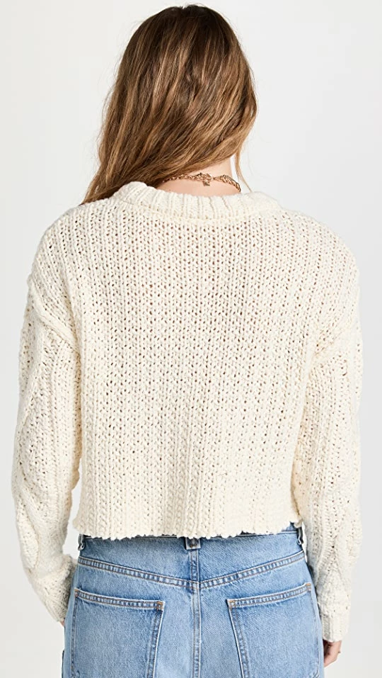 Cheap π Free People Cutting Edge Cable Knit Sweater Ivory π₯ 4 Cheap π Free People Cutting Edge Cable Knit Sweater Ivory π₯ - Image 2