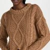Best deal ✨ Free People Cutting Edge Cable Sweater Camel 🥰