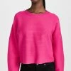 Brand new 👍 Good American Crew Neck Sweater Fuchsia Pink001 😉 -DEMYLEE SHOP gamer305981eeea 1668006660532 2 0. UX540 . QL90