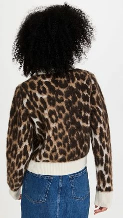 Hot Sale π GANNI Leopard Jacquard O-Neck Sweater Starfish π 5 Hot Sale π GANNI Leopard Jacquard O-Neck Sweater Starfish π -DEMYLEE SHOP ganni3171142114 1661374193463 2 0. UX540 . QL90