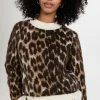 Hot Sale π GANNI Leopard Jacquard O-Neck Sweater Starfish π 2 Hot Sale π GANNI Leopard Jacquard O-Neck Sweater Starfish π -DEMYLEE SHOP ganni3171142114 1661374193878 2 0. UX540 . QL90