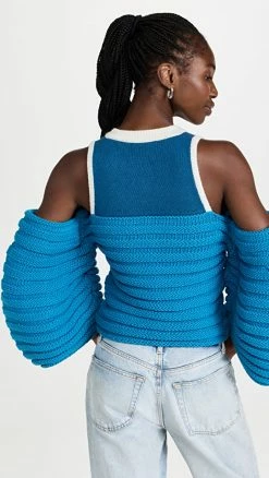 Cheapest ⌛ Hellessy Orlan Sweater Deep Teal/Ecru ⌛ 5 Cheapest ⌛ Hellessy Orlan Sweater Deep Teal/Ecru ⌛ -DEMYLEE SHOP hlles301441e4d8 1665755382360 2 0. UX540 . QL90