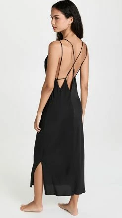 Brand new 👏 Honeydew Intimates Woven Lounge 👗 Dress Black 🔥