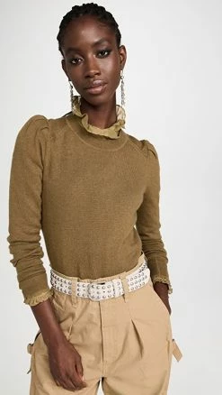 DEMYLEE SHOP 35 New 🛒 Isabel Marant Étoile Klea Sweater Bronze 🎉