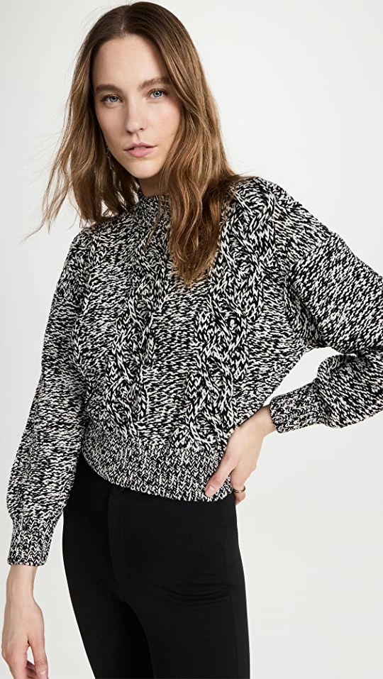 Hot Sale π IRO Herina Sweater Black/Ecru β 3 Hot Sale π IRO Herina Sweater Black/Ecru β