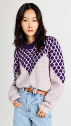 Buy ⭐ Isabel Marant Jaden Sweater Ultra Violet 🎉
