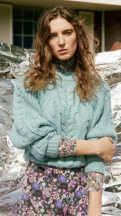 Discount 😀 Isabel Marant Paloma Sweater Ice Blue ❤️