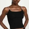 Discount 🧨 Jonathan Simkhai Genevieve Rib Chain Tank Top Black 🥰 -DEMYLEE SHOP jondb310031cd2d 1665162372779 2 0. UX540 . QL90