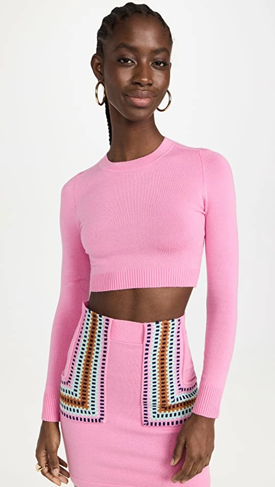 Flash Sale π JoosTricot Long Sleeve Crop Top Pink π 3 Flash Sale π JoosTricot Long Sleeve Crop Top Pink π