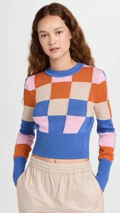 Budget 😍 JoosTricot Patchwork Crew Neck Sweater ✨