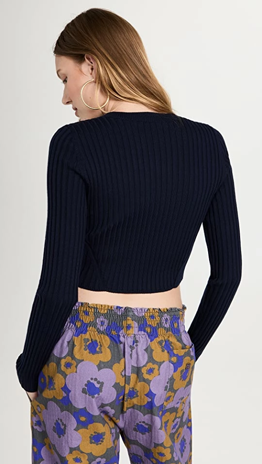 Deals βοΈ Jason Wu Ribbed Knit Cropped Sweater Navy π 4 Deals βοΈ Jason Wu Ribbed Knit Cropped Sweater Navy π - Image 2