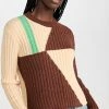 Discount 🎉 KITRI Rory Chocolate Tile Print Sweater 💯 -DEMYLEE SHOP kitri300571e3f4 1662742824827 2 0. UX540 . QL90