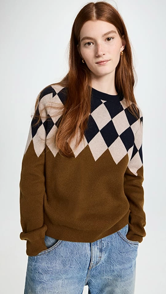 Outlet π KULE The Bryce Sweater Latte/Navy/Mushroom β 3 Outlet π KULE The Bryce Sweater Latte/Navy/Mushroom β