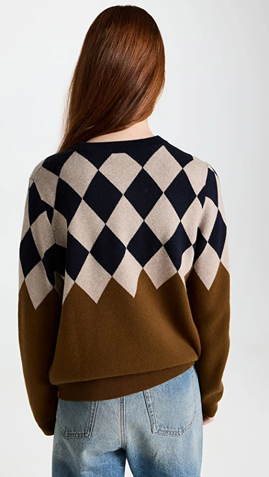 Outlet π KULE The Bryce Sweater Latte/Navy/Mushroom β 4 Outlet π KULE The Bryce Sweater Latte/Navy/Mushroom β - Image 2