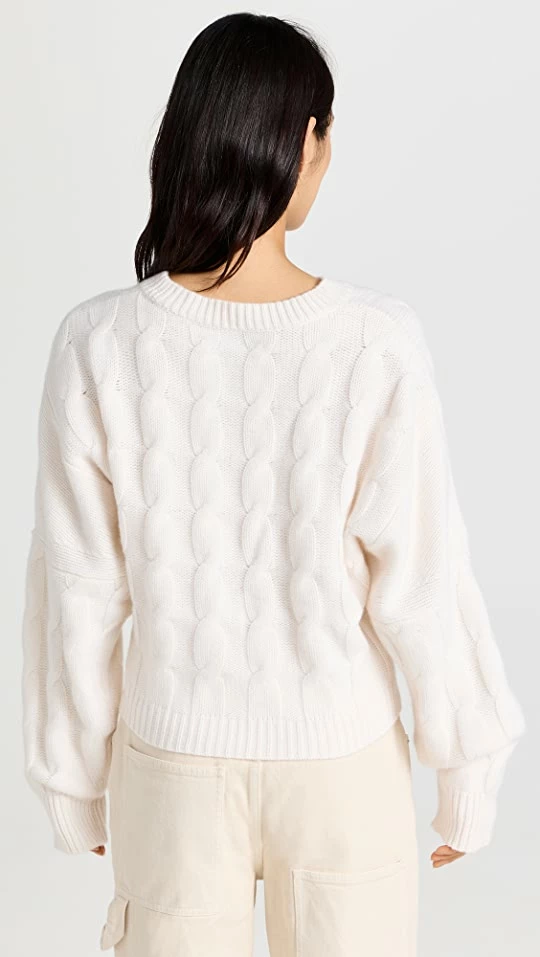 Outlet π Le Kasha Venise Relaxed Cashmere Sweater White βοΈ 4 Outlet π Le Kasha Venise Relaxed Cashmere Sweater White βοΈ - Image 2