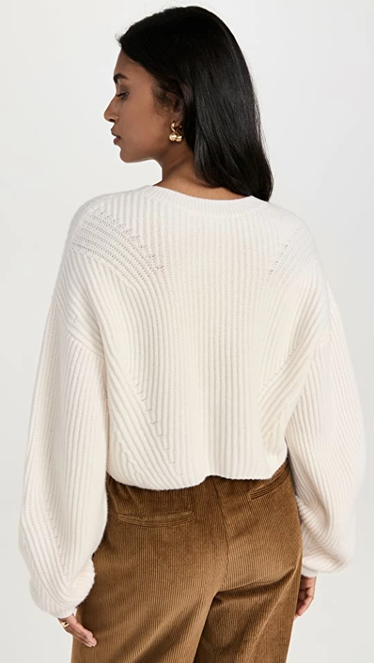 New π Le Kasha Yucutan Cashmere Sweater White π 4 New π Le Kasha Yucutan Cashmere Sweater White π - Image 2