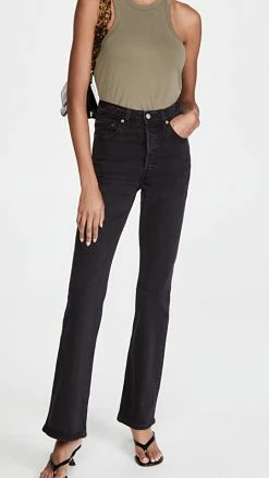 Best deal 🎉 Levi's Ribcage Boot 👖 Jeans Black Bayou ML 🎉