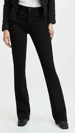 DEMYLEE SHOP 29 Brand new 🎉 L'AGENCE Selma Sleek Baby Boot Cut 👖 Jeans Jet 👍