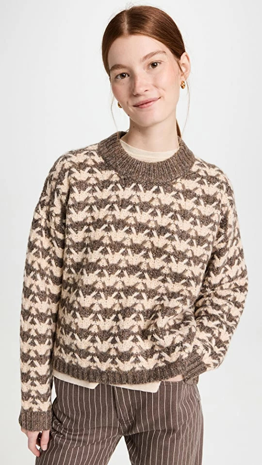 Buy ✔️ Madewell Aldridge Crop Pullover Sweater Heather Otter ⌛ 3 Buy ✔️ Madewell Aldridge Crop Pullover Sweater Heather Otter ⌛