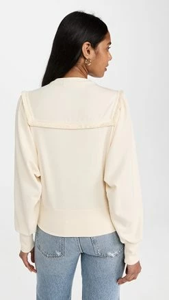 Brand new ✔️ Scotch & Soda Fringe Tape Oversized Raglan Sleeved Sweater Antique White 😉 -DEMYLEE SHOP maisn21286158ce 1663353214036 2 0. UX540 . QL90