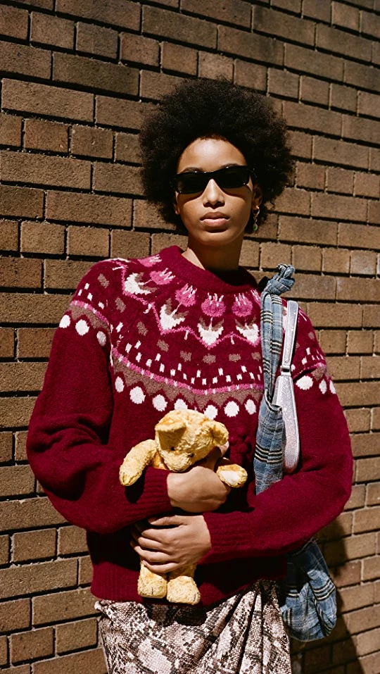 Budget π₯° Scotch & Soda Tulip Fair Isle Cable Pullover Rhubarb βοΈ 3 Budget π₯° Scotch & Soda Tulip Fair Isle Cable Pullover Rhubarb βοΈ