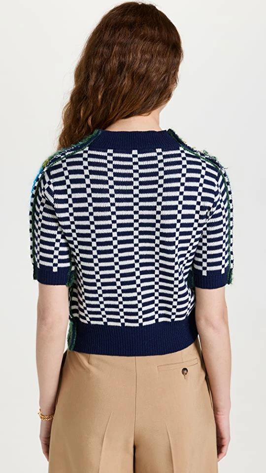 Outlet π₯° Marni Cropped Crewneck Sweater Kiwi β¨ 4 Outlet π₯° Marni Cropped Crewneck Sweater Kiwi β¨ - Image 2