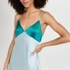New ✨ Maison Essentiele 90s IT Girl Contrast Mini Slip Ice Blue/ Teal ❤️ -DEMYLEE SHOP messe300251eedf 1668183532703 2 0. UX540 . QL90