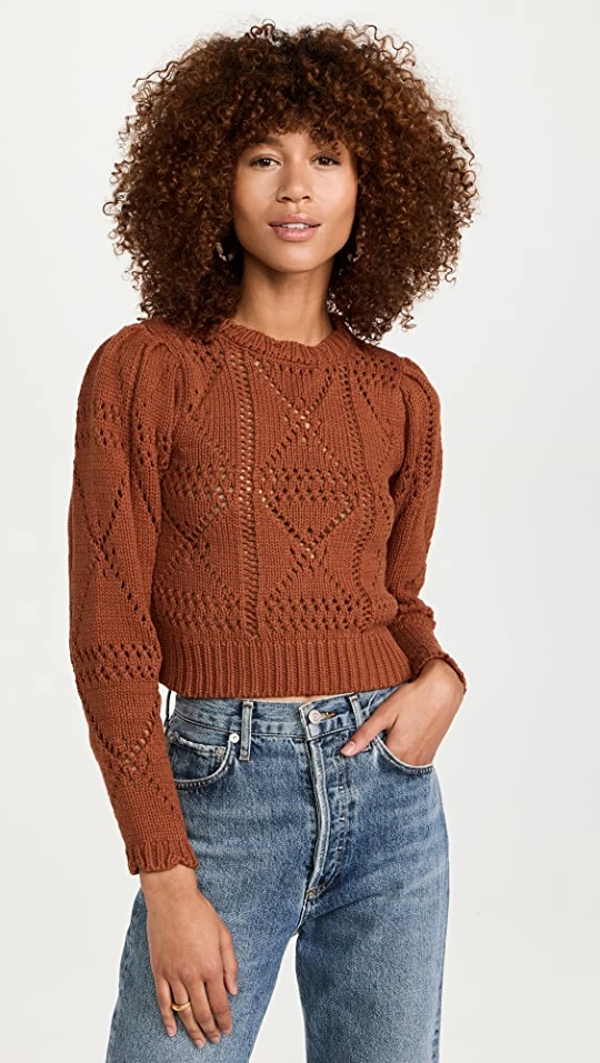 Budget β€οΈ MINKPINK Cara Crochet Sweater Ginger π€© 3 Budget β€οΈ MINKPINK Cara Crochet Sweater Ginger π€©