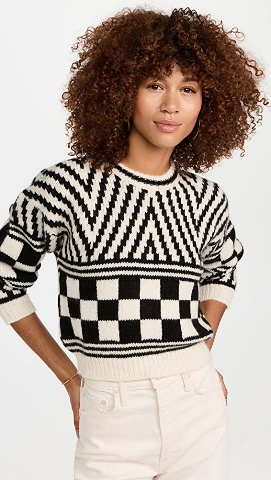 New βοΈ MOTHER The Itsy Alpaca Crop Sweater River Marked π 3 New βοΈ MOTHER The Itsy Alpaca Crop Sweater River Marked π