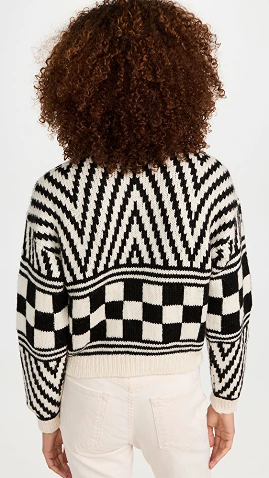 New βοΈ MOTHER The Itsy Alpaca Crop Sweater River Marked π 4 New βοΈ MOTHER The Itsy Alpaca Crop Sweater River Marked π - Image 2