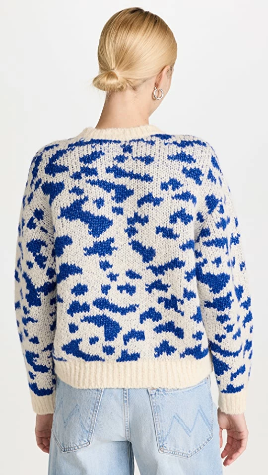 Outlet π MOTHER The Crop Sweater Feline Friends π 4 Outlet π MOTHER The Crop Sweater Feline Friends π - Image 2