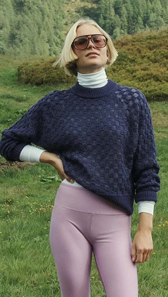 Best Sale β¨ Moon River Check Sweater Purple π 3 Best Sale β¨ Moon River Check Sweater Purple π