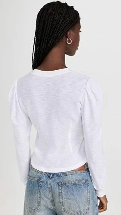 Budget π€© Marissa Webb Blair Waffle Knit Puff Sleeve Pullover White β¨ 5 Budget π€© Marissa Webb Blair Waffle Knit Puff Sleeve Pullover White β¨ -DEMYLEE SHOP mwebb302901c925 1661287527097 2 0. UX540 . QL90